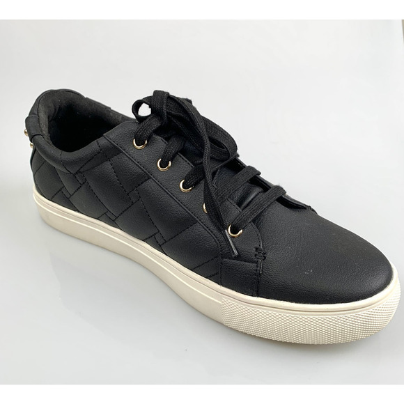 Kurt Geiger Ludo Quilted Sneaker Size 41.5 Black - Picture 9 of 11